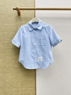 THOM BROWNE Shirts & Polos Cotton (Light blue) S-M-L B15202606011035109