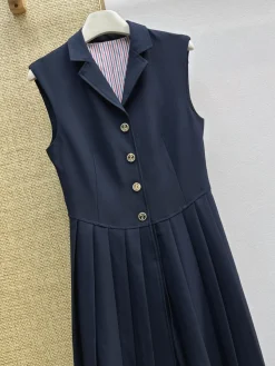 Alternative view of THOM BROWNE Skirts & Dresses Polyester (Navy-Blue) S-M-L C45202606011013139