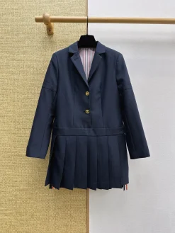 THOM BROWNE Suits Wool (Navy) S-M-L C45202606011012139