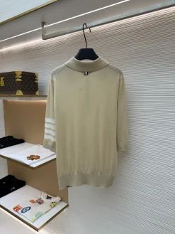 Alternative view of THOM BROWNE Sweaters & Knitwear Knit (Beige-White) 1-4 B15202606131230109