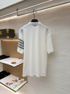Alternative view of THOM BROWNE T-shirts & Vests Cotton (White-Grey-Red-Blue) 1-4 A8520260613111799