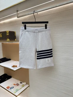 THOM BROWNE Trousers & Shorts Cotton (Grey-Black) 1-4 A8020260613116999