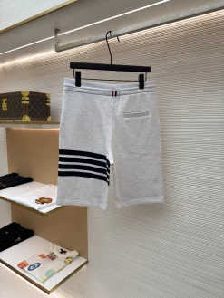 Alternative view of THOM BROWNE Trousers & Shorts Cotton (Grey-Black) 1-4 A8020260613116999