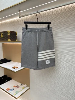THOM BROWNE Trousers & Shorts Cotton (Grey-White) 1-4 A8020260613117299