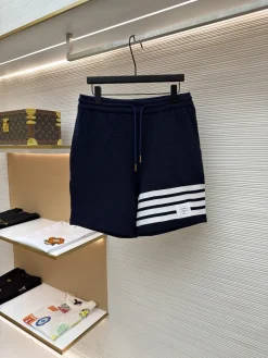 THOM BROWNE Trousers & Shorts Cotton (Navy-White) 1-4 A9020260613113399
