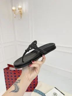 TORY BURCH Slides & Slippers Leather (Black) EU35-41 A6020260603315489