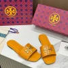 TORY BURCH Slides & Slippers Leather (Orange) EU35-42 A4020260603315289