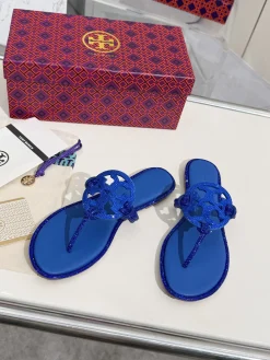 TORY BURCH Slides & Slippers Rubber (Blue) EU35-42 A4020260603314389