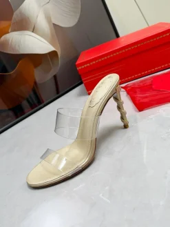 UNCATEGORIZED Sandals & Mules PVC-Leather (Beige-Clear) EU35-39 B60202606033245119