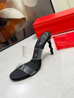 UNCATEGORIZED Sandals & Mules PVC-Leather (Black-Clear) EU35-39 B60202606033246119