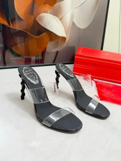 Alternative view of UNCATEGORIZED Sandals & Mules PVC-Leather (Black-Clear) EU35-39 B60202606033247119
