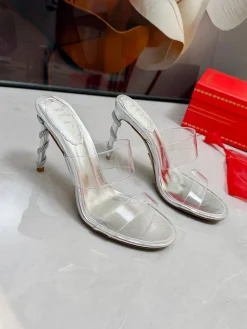 Alternative view of UNCATEGORIZED Sandals & Mules PVC-Leather (Silver-Clear-Red) EU35-39 B60202606033248119
