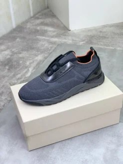 UNCATEGORIZED Sneakers & Trainers Knit-Leather (Grey-Orange) EU39-45 B80202606033367129