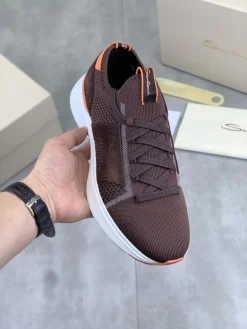 Alternative view of UNCATEGORIZED Sneakers & Trainers Knit-Suede (Brown-Orange-White) EU39-45 B71202606033403119