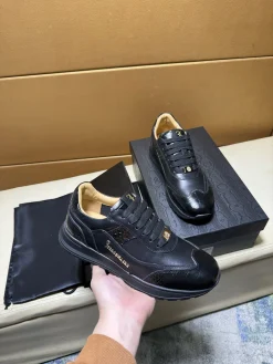 Alternative view of UNCATEGORIZED Sneakers & Trainers Leather (Black-Gold) EU38-44 C00202606033379129