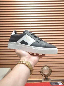 UNCATEGORIZED Sneakers & Trainers Leather (Black-White-Gold) EU38-45 C50202606033372149