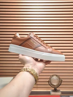 UNCATEGORIZED Sneakers & Trainers Leather (Brown-White) EU38-45 C50202606033383149