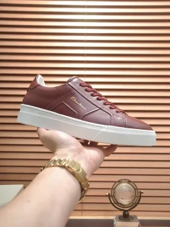 Alternative view of UNCATEGORIZED Sneakers & Trainers Leather (Brown-White-Red) EU38-45 C50202606033382149