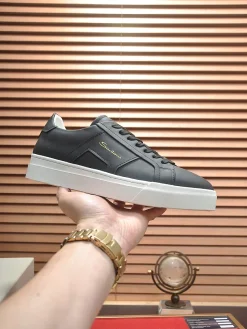 Alternative view of UNCATEGORIZED Sneakers & Trainers Leather (Grey-White) EU38-45 C50202606033387149