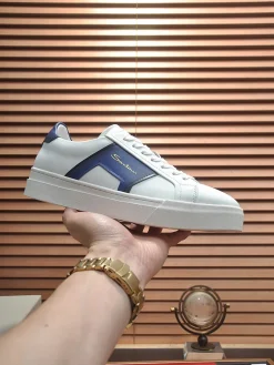 UNCATEGORIZED Sneakers & Trainers Leather (White-Blue) EU38-45 C50202606033394149