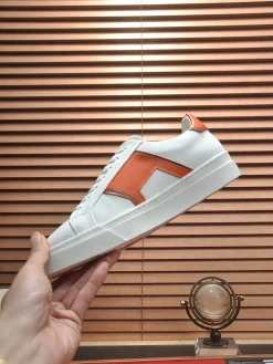 UNCATEGORIZED Sneakers & Trainers Leather (White-Orange) EU38-45 C50202606033374149