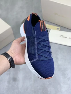 Alternative view of UNCATEGORIZED Sneakers & Trainers Mesh-Suede (Navy-Orange-White) EU39-45 B71202606033368119