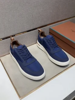 Alternative view of UNCATEGORIZED Sneakers & Trainers Suede-Nylon (Blue-White-Brown) EU38-44 B0020260603342299