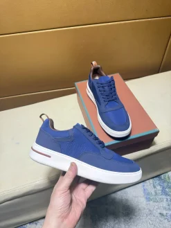 UNCATEGORIZED Sneakers & Trainers Textile-Leather (Blue-White-Brown) EU38-46 B0020260603340999