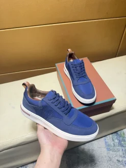 Alternative view of UNCATEGORIZED Sneakers & Trainers Textile-Leather (Blue-White-Brown) EU38-46 B0020260603340999