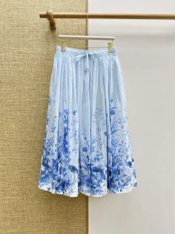 Uncategorized Clothing Chiffon (Blue-White) S-M-L D35202606011028169
