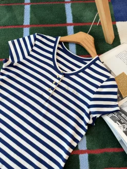 Alternative view of Uncategorized Clothing Cotton (Blue-White) S-M-L B15202606010970109