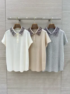Uncategorized Clothing Cotton (Gray-White-Beige) S-L C25202606010838139