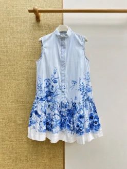 Uncategorized Clothing Cotton (White-Blue) S-M-L C55202606011026149