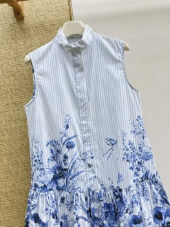 Alternative view of Uncategorized Clothing Cotton (White-Blue) S-M-L C55202606011026149