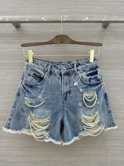 Uncategorized Clothing Denim (Blue-White) S-M-L B15202606010856109