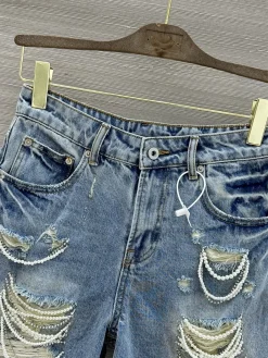Alternative view of Uncategorized Clothing Denim (Blue-White) S-M-L B15202606010856109