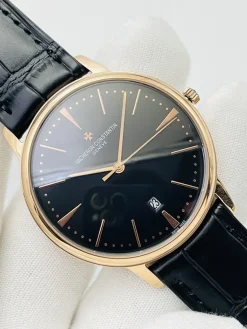 Alternative view of VACHERON CONSTANTIN Patrimony Automatic 85180 (Black-Blue Dial) 40mm A650202606040207539