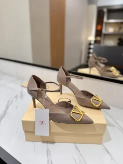 Alternative view of VALENTINO Pumps & Heels Leather (Taupe-Gold) EU35-39 B60202606033440119