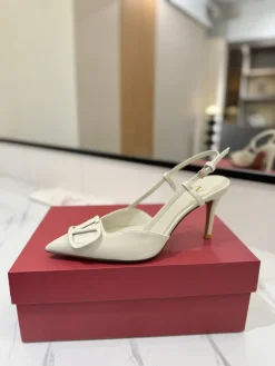 VALENTINO Pumps & Heels Leather (White) EU35-39 B50202606033445119