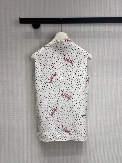 Alternative view of VALENTINO Shirts & Polos Silk (White-Black-Red) S-M-L C85202606010074159