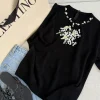 VALENTINO Sweaters & Knitwear Wool (Black-White-Green) C10202606010571129