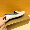 VERSACE Flats & Loafers Leather (White-Black-Gold) EU37-47 B10202606033553109