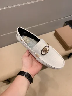Alternative view of VERSACE Flats & Loafers Leather (White-Gold-Black) EU37-47 B0020260603354499