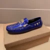 VERSACE Flats & Loafers Patent Leather (Blue-Gold) EU37-47 B0020260603355599