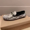 VERSACE Flats & Loafers Python Leather (White-Black) EU37-47 B0020260603355799