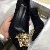 VERSACE Pumps & Heels Crystal-Embellished (Black-Gold) EU35-42 A9020260603357199