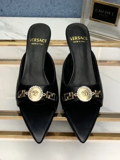 Alternative view of VERSACE Pumps & Heels Leather (Black-Gold) EU35-42 A9020260603356899