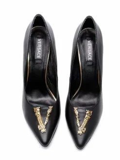 Alternative view of VERSACE Pumps & Heels Leather (Black-Gold) EU35-42 A9020260603357599