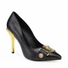 VERSACE Pumps & Heels Leather (Black-Gold) EU35-42 A9020260603357799
