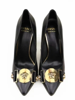 Alternative view of VERSACE Pumps & Heels Leather (Black-Gold) EU35-42 A9020260603357799